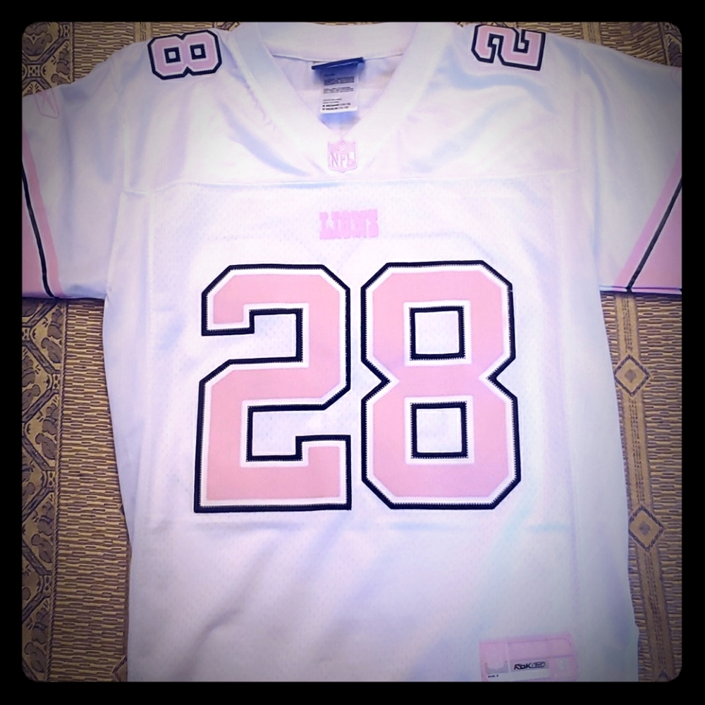 Pink Detroit lions Jersey